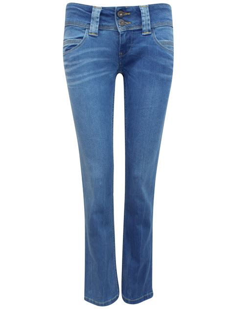 Pepe Jeans Pepe Jeans Denim Venus Straight Fit Low Waist Denim