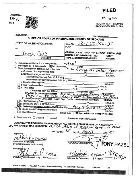 Spokane County Court Viewer