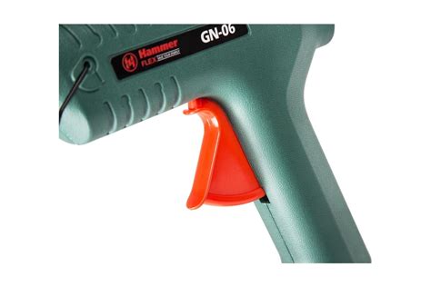 Клеевой пистолет Hammer Flex80 15 Вт, 22 г/мин, насадки, клеевые ...