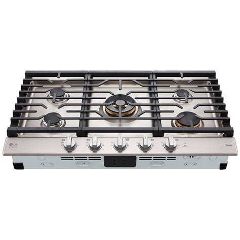 Lg Studio Cbgs3628s 36” Gas Cooktop With Professional Stainless Steel