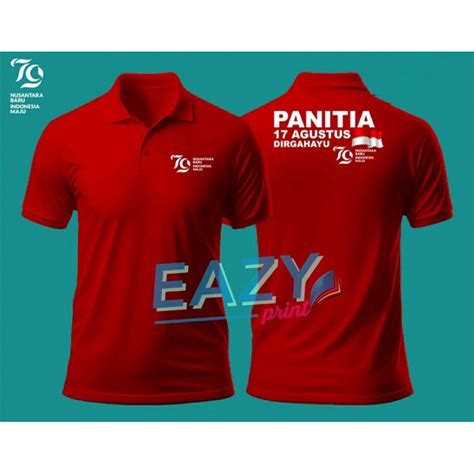 Jual POLOSHIRT PANITIA 17AN HUT RI KE79 BAJU LOMBA ACARA KEMERDEKAAN