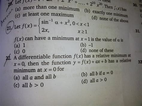 derivatives - Maxima/Minima question seems contradictory - Mathematics