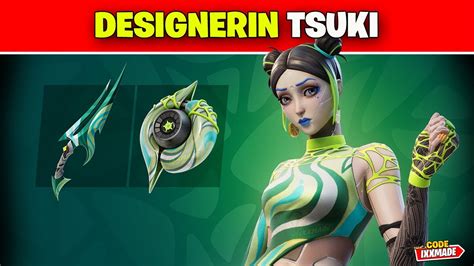 Designerin Tsuki Fortnite Neues Outfit Youtube