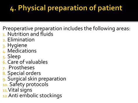Preoperative Care Ppt