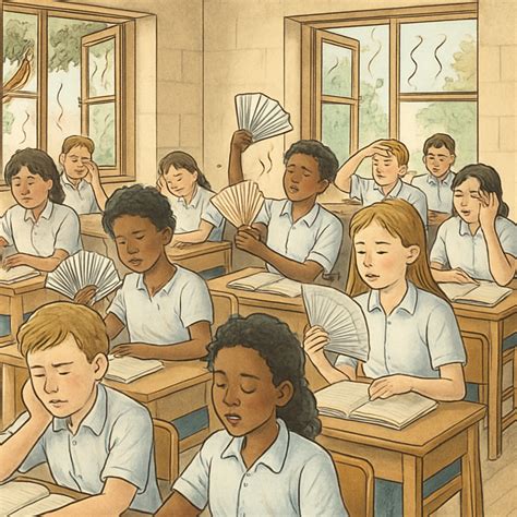 extreme heat  schools worsens educational inequality