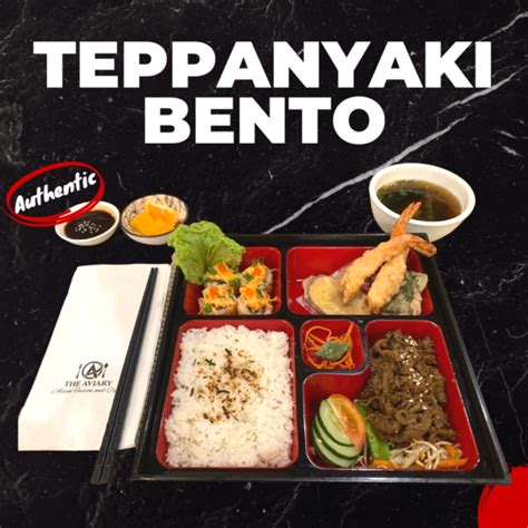 Teppanyaki Bento The Aviary Asian Fusion And Cafe