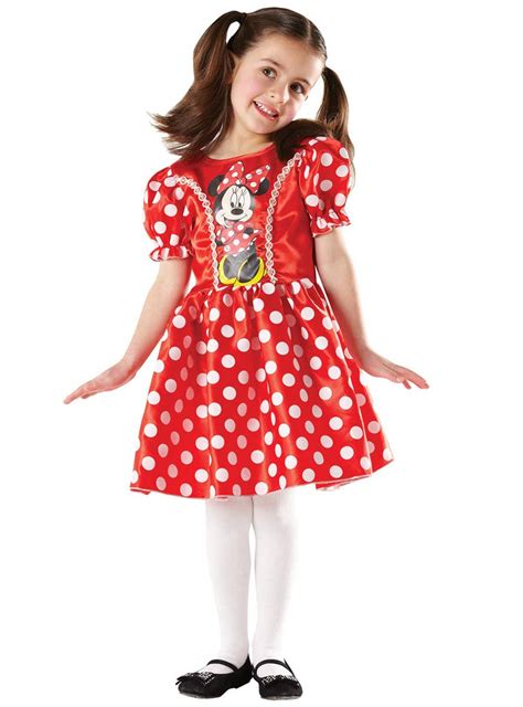 Girls Minnie Mouse Costume Red Polka Dot Disney Minnie Costume