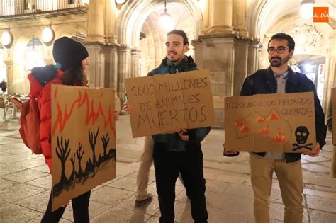 Fridays For Future Salamanca Se Concentra En La Plaza Por Los Incendios