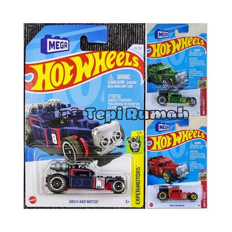 Hot Wheels Brick And Motor Experimotors Rides Shopee Malaysia
