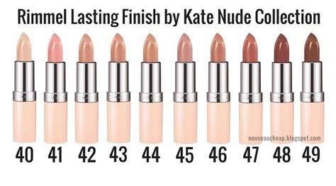 Rimmel London Lasting Finish By Kate Lipstick Nude Collection Various Shades EBay