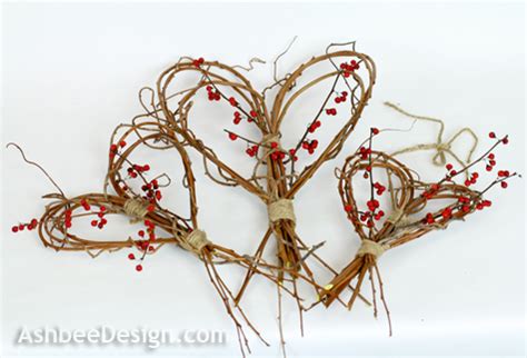 Ashbee Design Valentine Ideas Diy Twig Heart