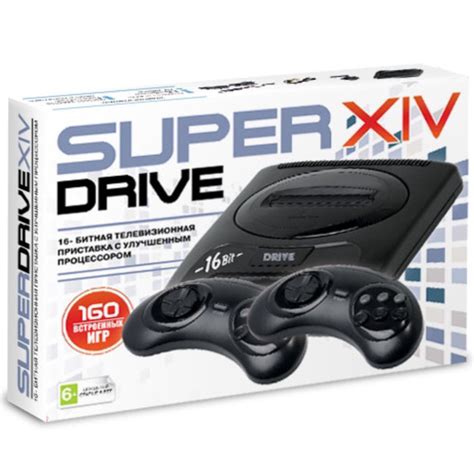 Игровая приставка 16-bit Super Drive Classic 14 + 160 игр - купить с ...