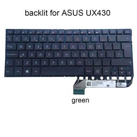 Teclado retroiluminado español para ASUS ZenBook UX430 UX430U UX430UQ