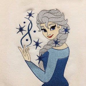 Elsa Frozen Embroidery Design X Pes Hus Jef Dst Vp Etsy Frozen