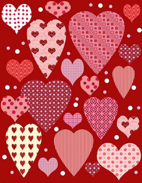 Free Printable Valentine Scrapbook Paper Get What You Need For Free