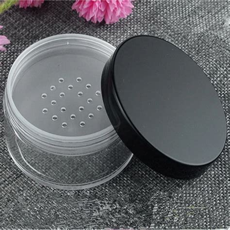 40pcs 50g Makeup Powder Box Empty Portable Jar Net Compact Cosmetics