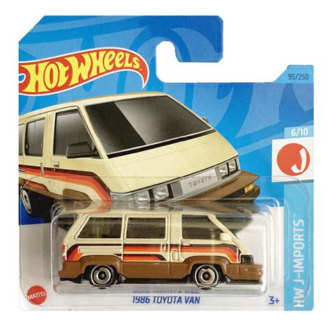 Masinuta Metalica Hot Wheels Toyota Van Crem EMAG Ro