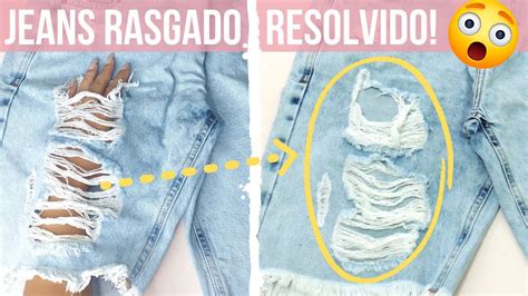 CERZIDO EM CALÇA JEANS COMO CONSERTAR FUNDO DE CALÇA RASGADO Minha