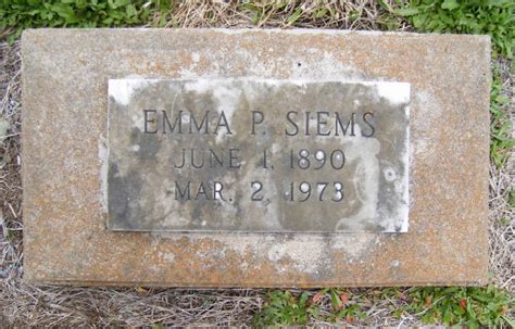 Emma Pauline Fuchmann Siems Homenaje De Find A Grave