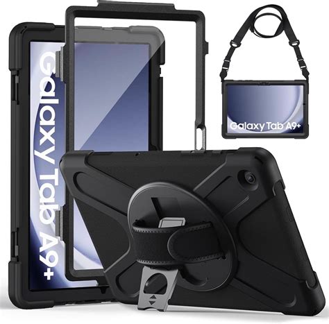 Gerutek Case For Samsung Galaxy Tab A Plus With Screen Protector Full