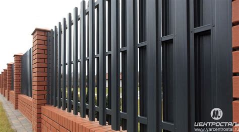 Забор из штакетника - цена. Купить забор из металлического штакетника в ...