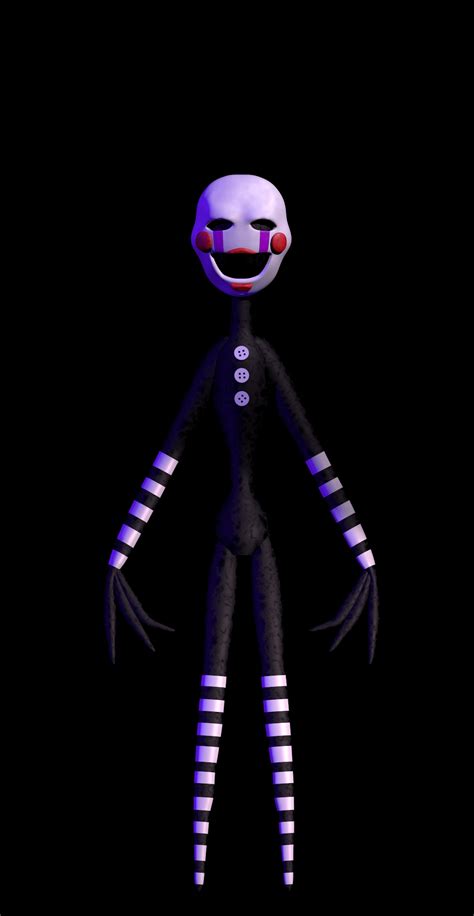 The Puppet Model Blender Render Rfivenightsatfreddys