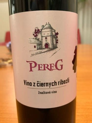 Pereg Víno z Čiernych Ríbezlí Vivino Canada