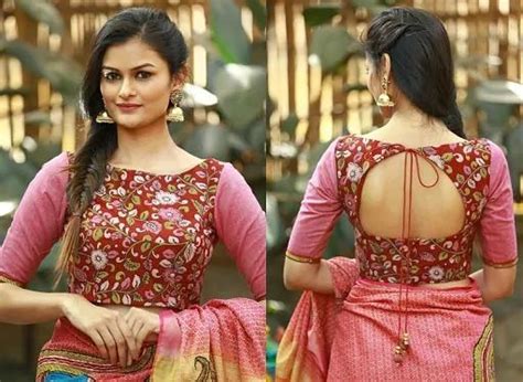 15 Beautiful Kalamkari Blouse Designs To Make It Look Fashionable