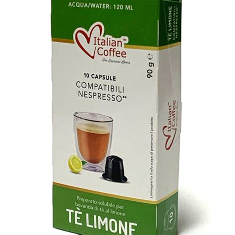 Capsule compatibili Nespresso Tè al limone Caffè Colleoni