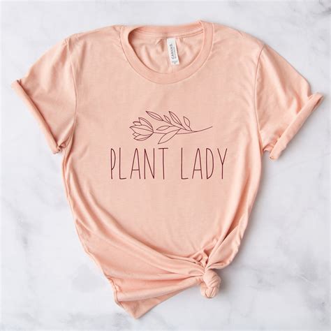 Plant Lady Shirt Gardening Shirt Plant Lover T Plant Etsy