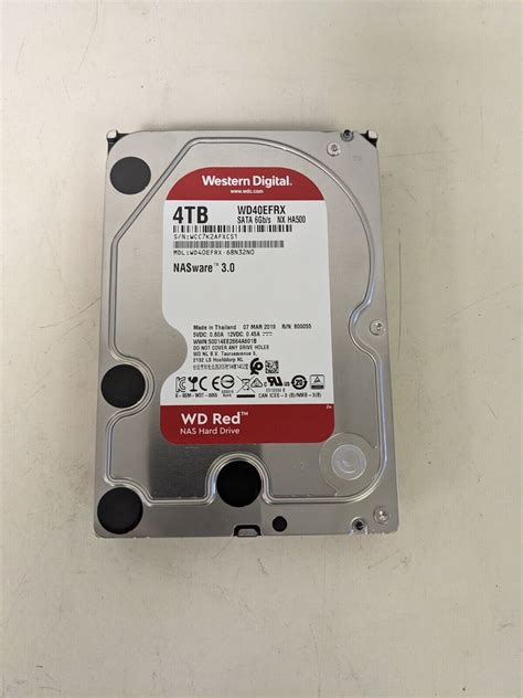 Used Western Digital WD Red NAS Hard Drive 4TB WD40EFRX - UBB.threads