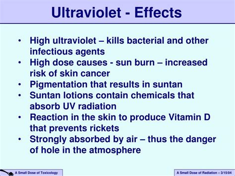 Ppt An Introduction To The Health Effects Of Radiation Powerpoint