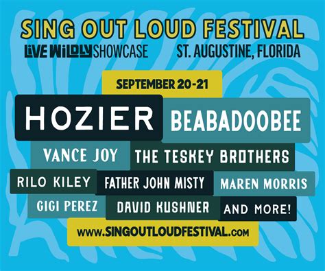 sing  loud festival returns  hozier beabadoobee father john