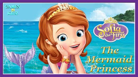 sofia    mermaid princess disney junior game  kids