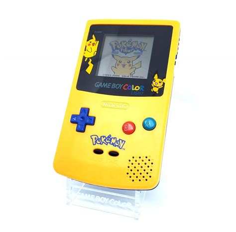 Nintendo Gameboy Color Light Pokemon Yellow Edition Gameboy Customs