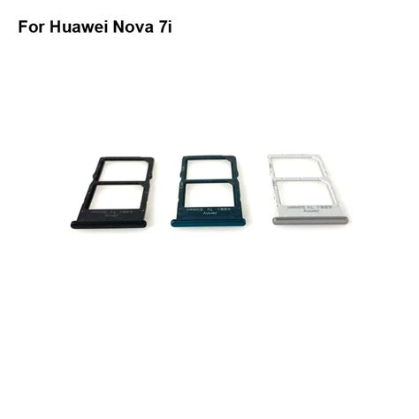 For Huawei Nova 7i New Original Sim Card Holder Tray Card Slot For