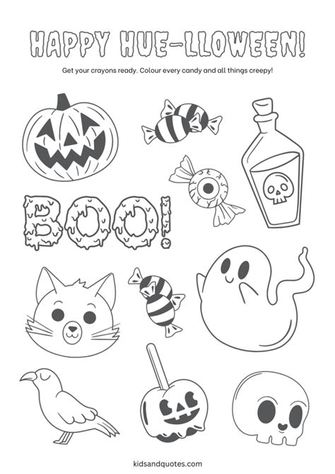 Free Printable Halloween Activity Sheets For Preschool Elementary