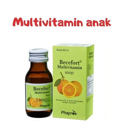 Jual Becefort Multivitamin Sirop Shopee Indonesia