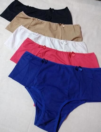 Kit calcinhas Cós alto Microfibra Lateral Larga Sortidas Tam GG Dani Lingerie Calcinha