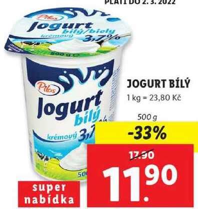 ARCHIV Hollandia Jogurt bílý bez laktózy 180 g v akci platné do 3 8