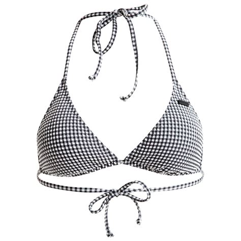 Roxy Gingham Tiki Triangle Bikini Top Damen Online Kaufen Bergfreunde De