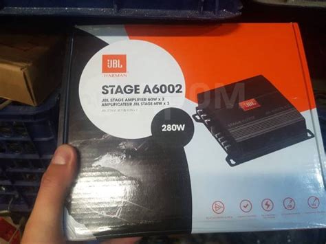 Усилитель JBL Stage A6002, 2-канальный, новый, в наличии. Цена: 2 500 ...