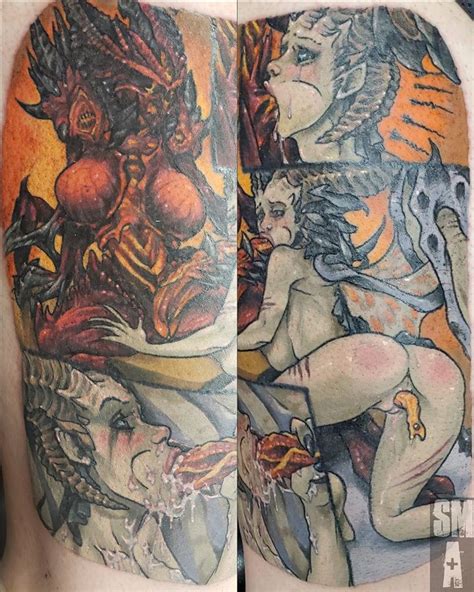 Diablo Facefucks Lilith Tattoo By Inferno Hentai Foundry