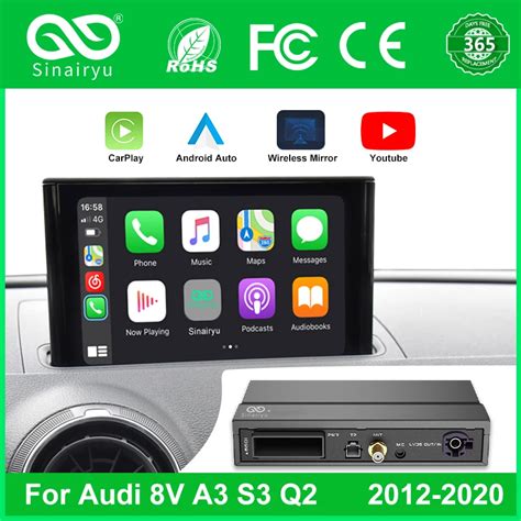 Interfaz Inal Mbrica Apple CarPlay Android Auto Para Audi A3 MIB1 MIB2