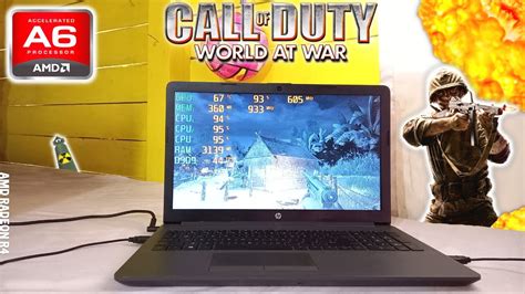 Call Of Duty World At War Amd A Radeon R Graphics Low End Laptop