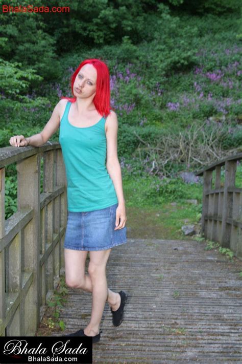 Nothing Makes This Redhead Girl Happier Than Posing Naked Outdoors Photos