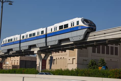 explore backpacking  dubai palm monorail