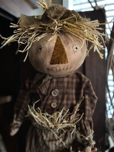 Primitive Scarecrow Etsy