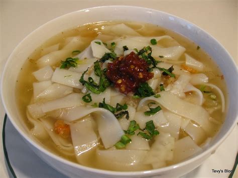 Welcome To Tevys Kitchen Chicken Flat Noodle Porridge Bor Bor Banch