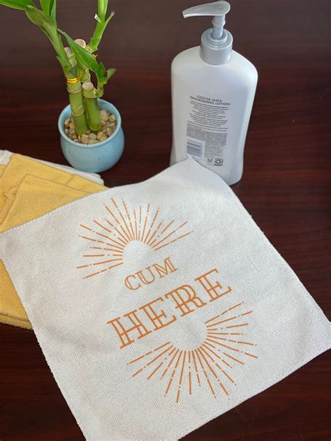 After Sex Personal Clean Up Jizz Rag Funny Novelty Gift Microfiber Soft Towel Etsy